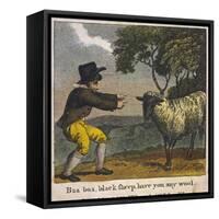 Baa Baa Black Sheep Have You Any Wool?-null-Framed Stretched Canvas