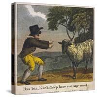 Baa Baa Black Sheep Have You Any Wool?-null-Stretched Canvas