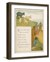 Baa Baa Black Sheep Have You Any Wool?-Edward Hamilton Bell-Framed Art Print