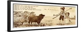 Baa Baa Black Sheep, Have You Any Wool?-null-Framed Premium Giclee Print