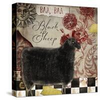 Baa Baa Black Sheep-Color Bakery-Stretched Canvas