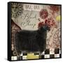 Baa Baa Black Sheep-Color Bakery-Framed Stretched Canvas