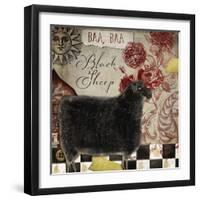 Baa Baa Black Sheep-Color Bakery-Framed Giclee Print