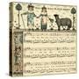 Baa, baa, black sheep-Walter Crane-Stretched Canvas