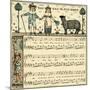 Baa, baa, black sheep-Walter Crane-Mounted Giclee Print