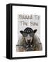 Baaad to the Bone-Fab Funky-Framed Stretched Canvas