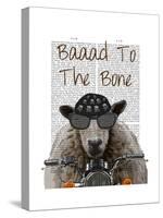 Baaad to the Bone-Fab Funky-Stretched Canvas