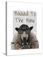 Baaad to the Bone-Fab Funky-Stretched Canvas