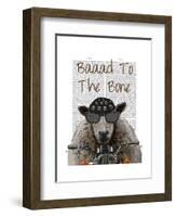 Baaad to the Bone-Fab Funky-Framed Art Print