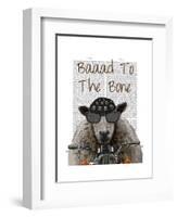 Baaad to the Bone-Fab Funky-Framed Art Print