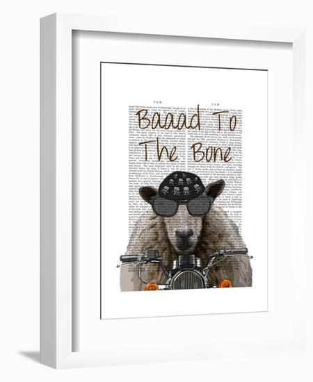 Baaad to the Bone-Fab Funky-Framed Art Print