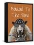 Baaad to the Bone-Fab Funky-Framed Stretched Canvas
