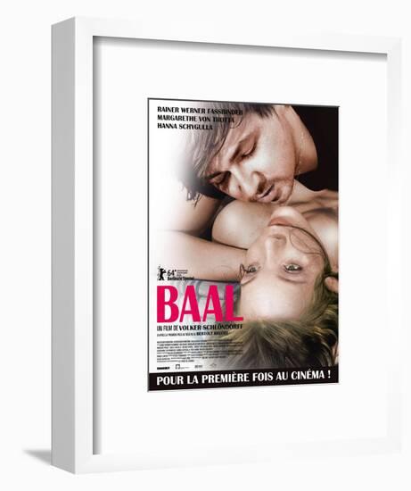 Baal, French Poster, Rainer Werner Fassbinder, Margarethe Von Trotta, 1970-null-Framed Art Print