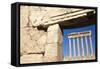 Baalbek Ruins-benkrut-Framed Stretched Canvas