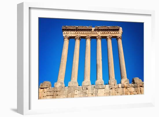 Baalbek Ruins-benkrut-Framed Photographic Print