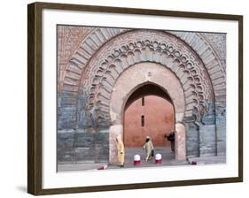 Bab Agnaou (Bab Er Rob), Marrakech (Marrakesh), Morocco, North Africa, Africa-Nico Tondini-Framed Photographic Print