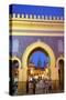 Bab Boujeloud Gate, Fez, Morocco, North Africa-Neil Farrin-Stretched Canvas