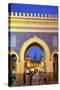 Bab Boujeloud Gate, Fez, Morocco, North Africa-Neil Farrin-Stretched Canvas