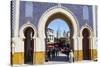 Bab Boujeloud Gate (The Blue Gate)-Doug Pearson-Stretched Canvas