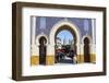 Bab Boujeloud Gate (The Blue Gate)-Doug Pearson-Framed Photographic Print