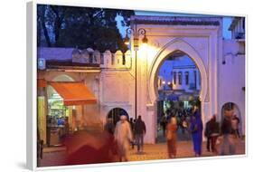 Bab El Fahs at Dusk, Grand Socco, Tangier, Morocco, North Africa, Africa-Neil Farrin-Framed Photographic Print