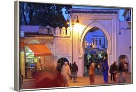 Bab El Fahs at Dusk, Grand Socco, Tangier, Morocco, North Africa, Africa-Neil Farrin-Framed Photographic Print