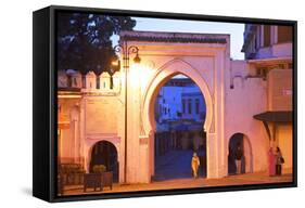 Bab El Fahs at Dusk, Grand Socco, Tangier, Morocco, North Africa-Neil Farrin-Framed Stretched Canvas