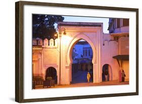 Bab El Fahs at Dusk, Grand Socco, Tangier, Morocco, North Africa-Neil Farrin-Framed Photographic Print