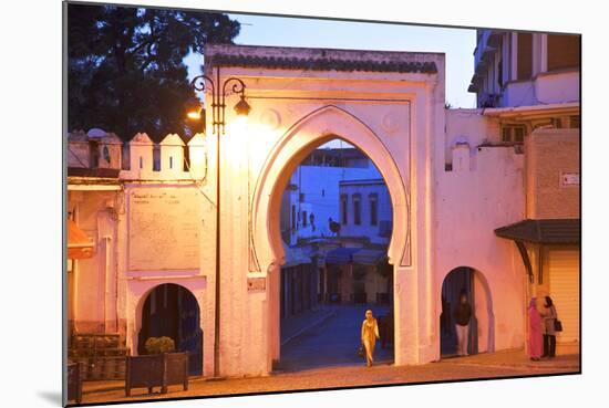 Bab El Fahs at Dusk, Grand Socco, Tangier, Morocco, North Africa-Neil Farrin-Mounted Photographic Print