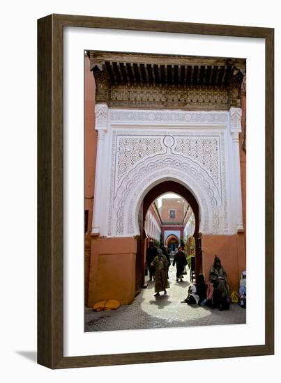 Bab Taghzout, Medina, UNESCO World Heritage Site, Marrakech, Morocco, North Africa, Africa-Guy Thouvenin-Framed Photographic Print