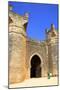 Bab Zaer the Main Gate with Musician, Chellah, Rabat, Morocco, North Africa, Africa-Neil Farrin-Mounted Photographic Print