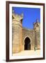 Bab Zaer the Main Gate with Musician, Chellah, Rabat, Morocco, North Africa, Africa-Neil Farrin-Framed Photographic Print