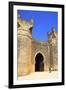 Bab Zaer the Main Gate with Musician, Chellah, Rabat, Morocco, North Africa, Africa-Neil Farrin-Framed Photographic Print