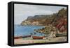 Babbacombe Beach-Alfred Robert Quinton-Framed Stretched Canvas