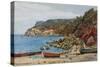 Babbacombe Beach-Alfred Robert Quinton-Stretched Canvas