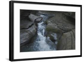Babbling Brook In Gorge-Anthony Paladino-Framed Giclee Print