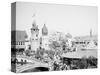 Babbling Brook, Luna Park, Coney Island, N.Y.-null-Stretched Canvas