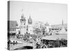 Babbling Brook, Luna Park, Coney Island, N.Y.-null-Stretched Canvas