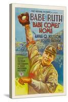 Babe Comes Home, Babe Ruth, 1927-null-Stretched Canvas