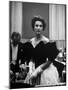 Babe Paley Clad in Elegant Evening Gown While Attending Pres. Dwight Eisenhower's Inaugural Ball-Alfred Eisenstaedt-Mounted Premium Photographic Print