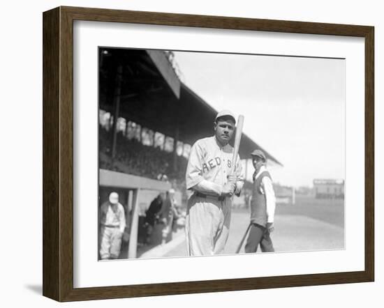 Babe Ruth, 1919-null-Framed Photo