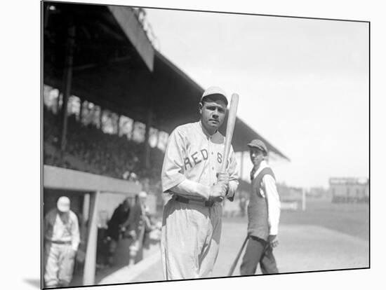 Babe Ruth, 1919-null-Mounted Photo