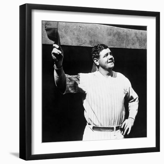 Babe Ruth, American Baseball Player, 1930s-null-Framed Photo
