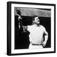 Babe Ruth, American Baseball Player, 1930s-null-Framed Photo