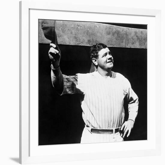 Babe Ruth, American Baseball Player, 1930s-null-Framed Photo