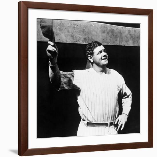 Babe Ruth, American Baseball Player, 1930s-null-Framed Photo