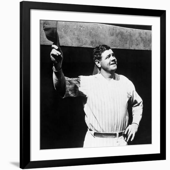 Babe Ruth, American Baseball Player, 1930s-null-Framed Photo