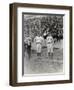 Babe Ruth and Bob Museul, October 18, 1924-Marvin Boland-Framed Giclee Print