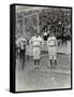 Babe Ruth and Bob Museul, October 18, 1924-Marvin Boland-Framed Stretched Canvas