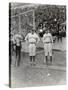 Babe Ruth and Bob Museul, October 18, 1924-Marvin Boland-Stretched Canvas